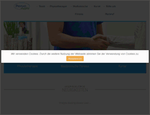 Tablet Screenshot of physiomedfit.com